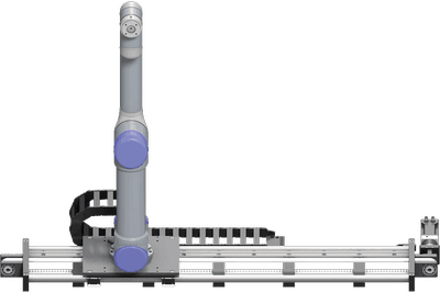 7th axis for Universal Robots up to 0,3 m/s